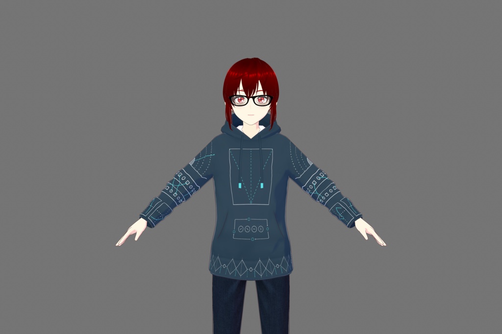 "Advanced" Engineering Vroid Hoodie