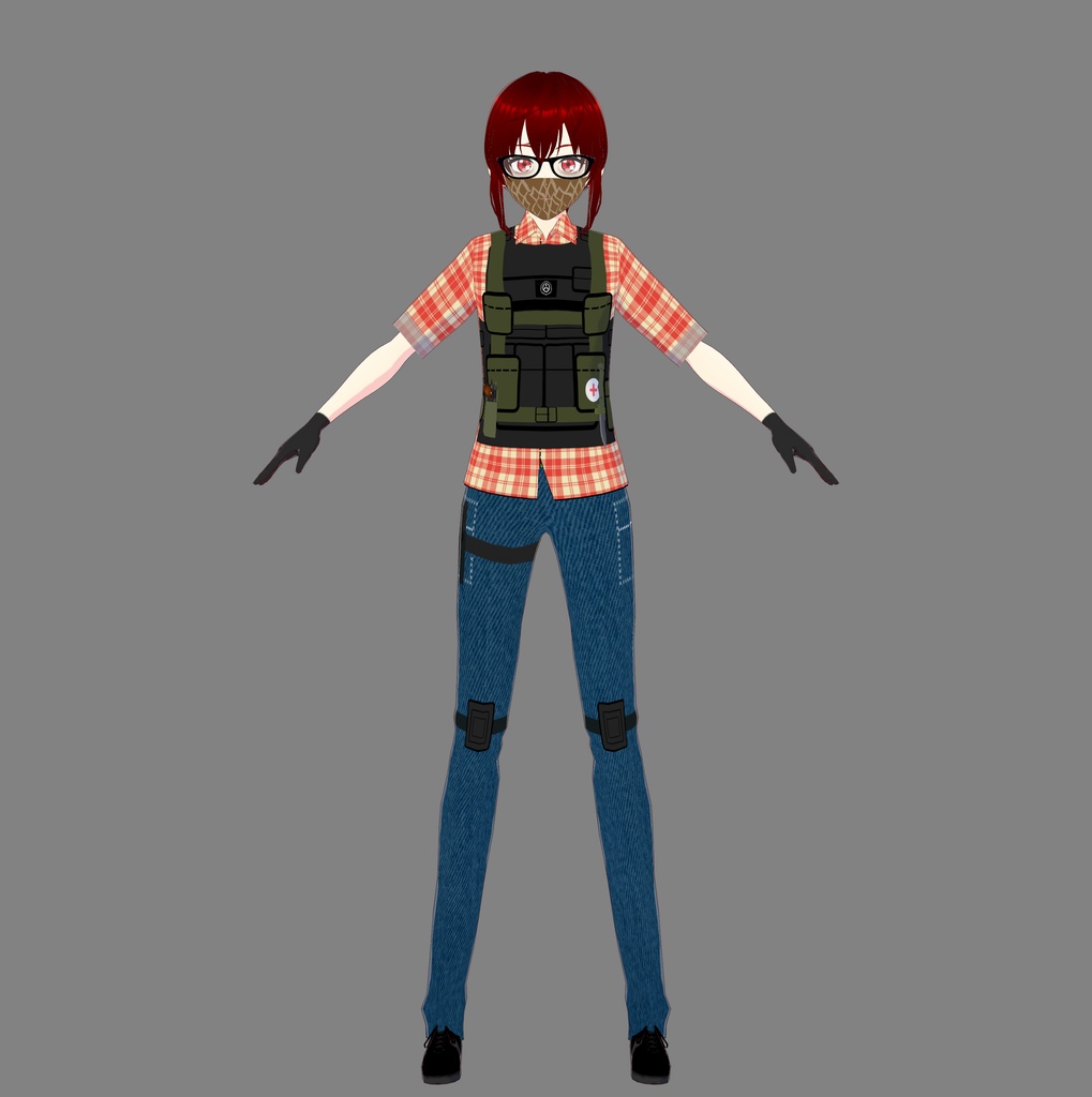 SCP MTF Epsilon-6 ("Village Idiots") Vroid Outfit