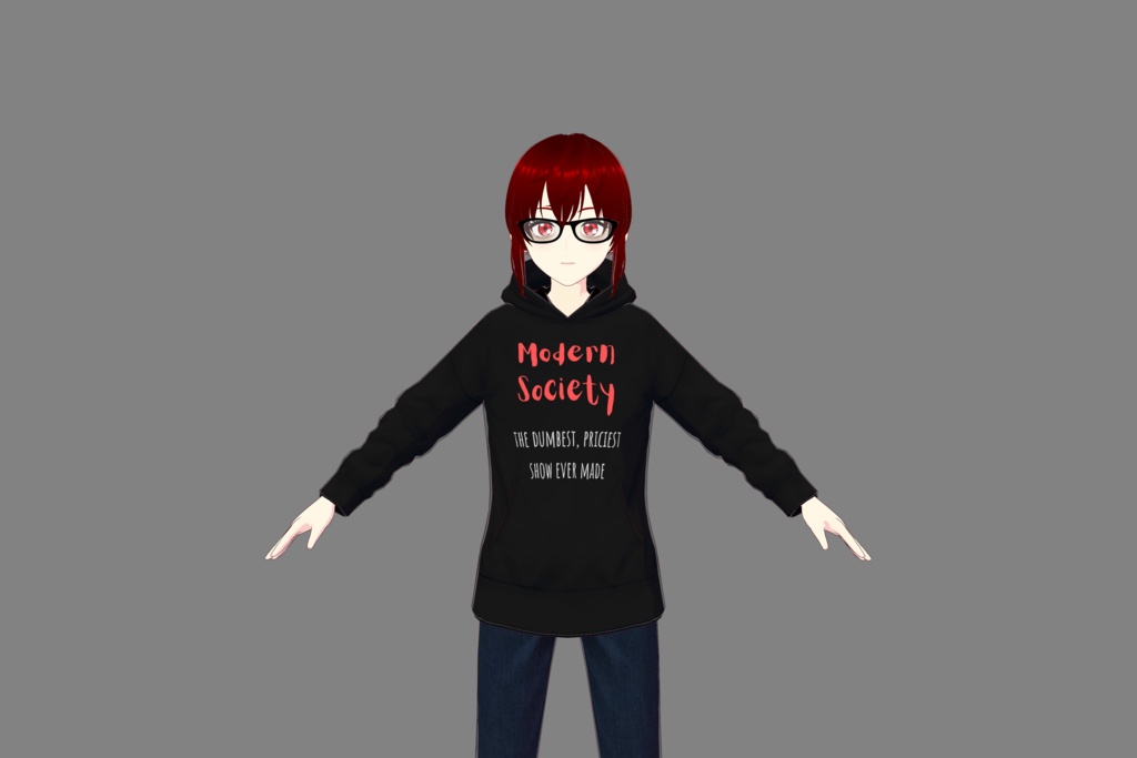 "Modern Society" Vroid Hoodie