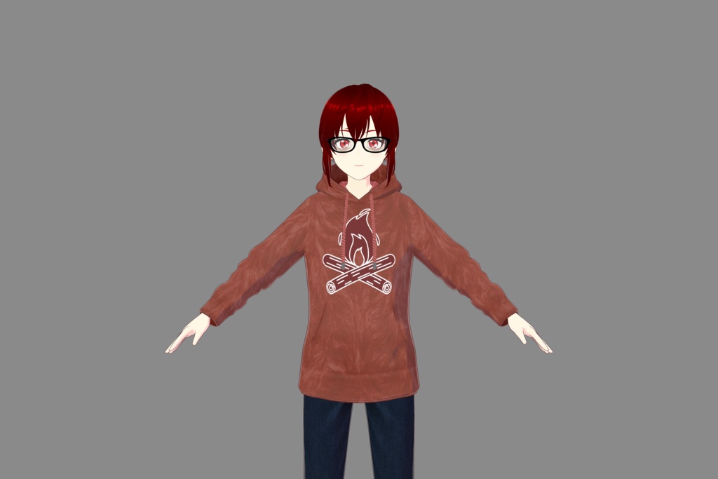 Campfire Vroid Hoodie