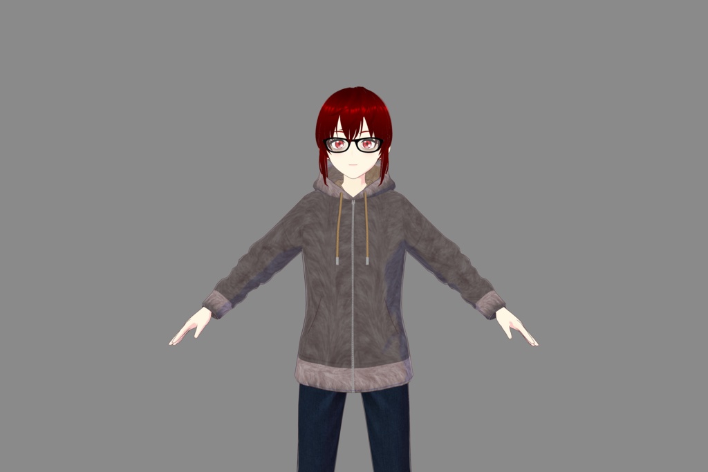 Vroid Fur Hoodie