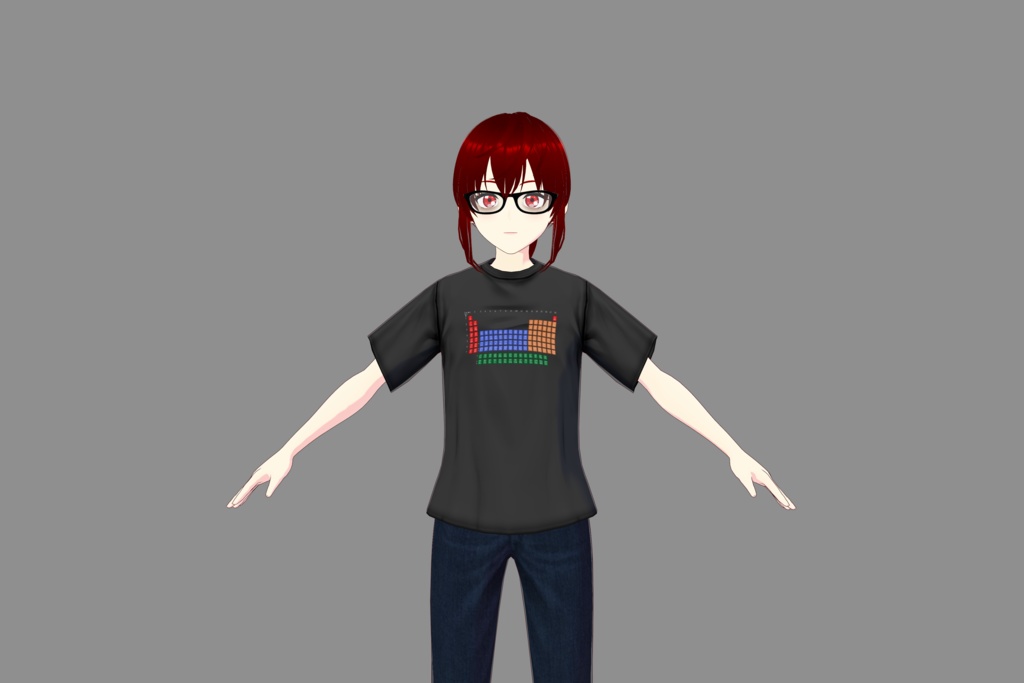 Periodic Table Vroid T-Shirt 