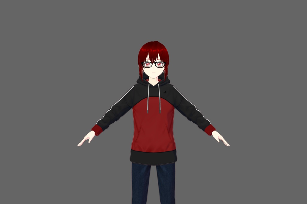 SLAVDAS (Adidas Parody) Vroid Hoodie 