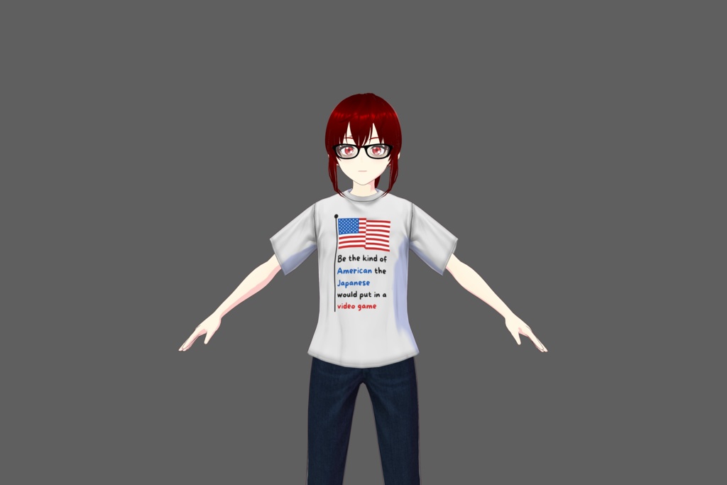 US Motivational Vroid T-Shirt