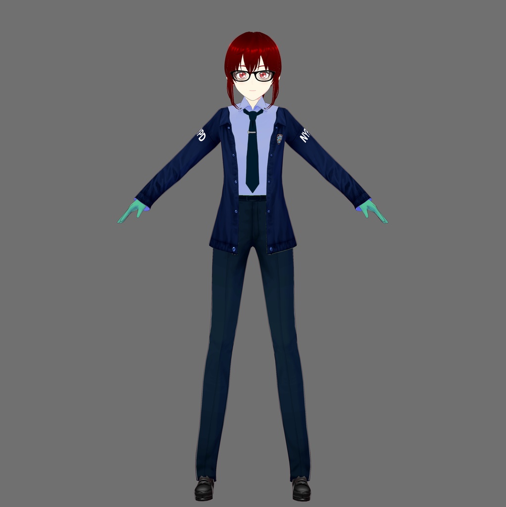 NYPD Forensics Analyst Vroid Outfit