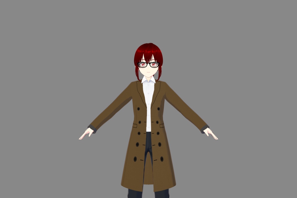 Brown Vroid Longcoat