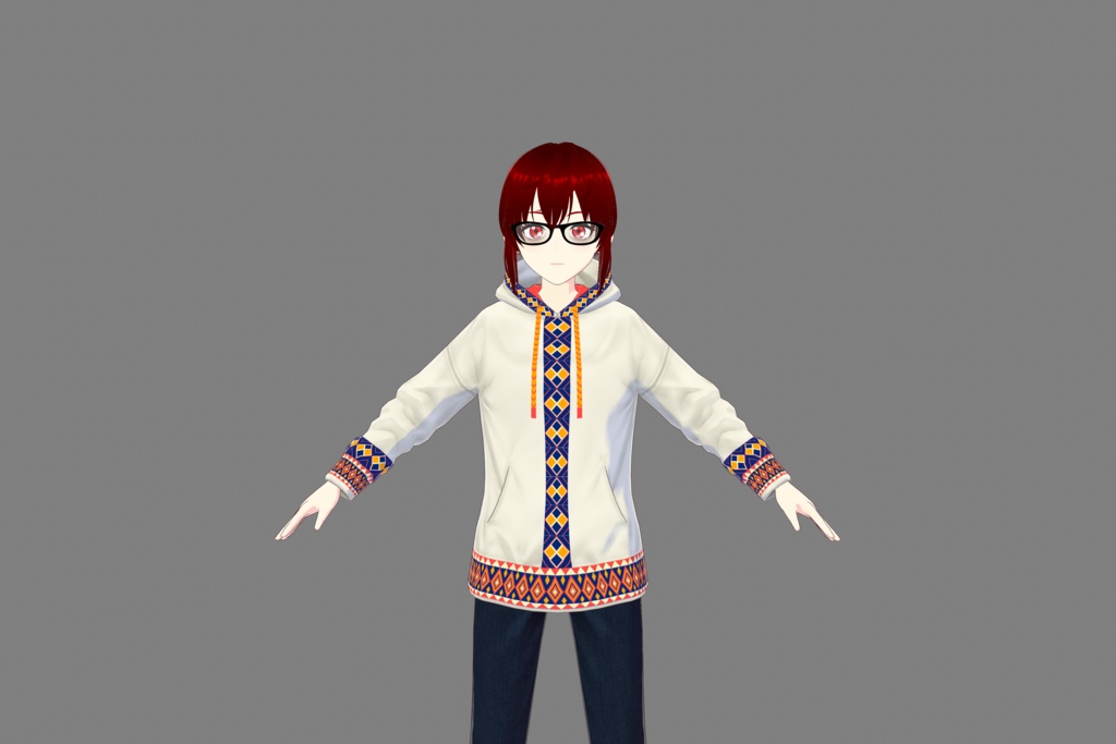 Mosaic Vroid Hoodie