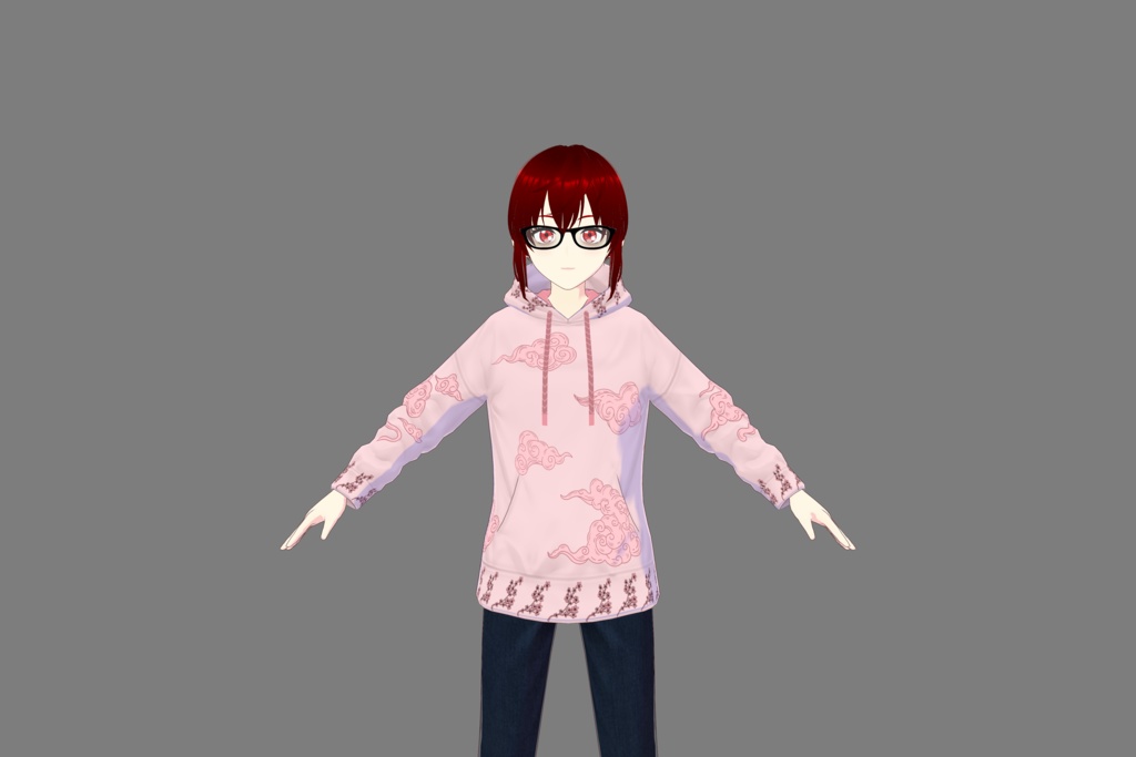 Yukihime Vroid Hoodie