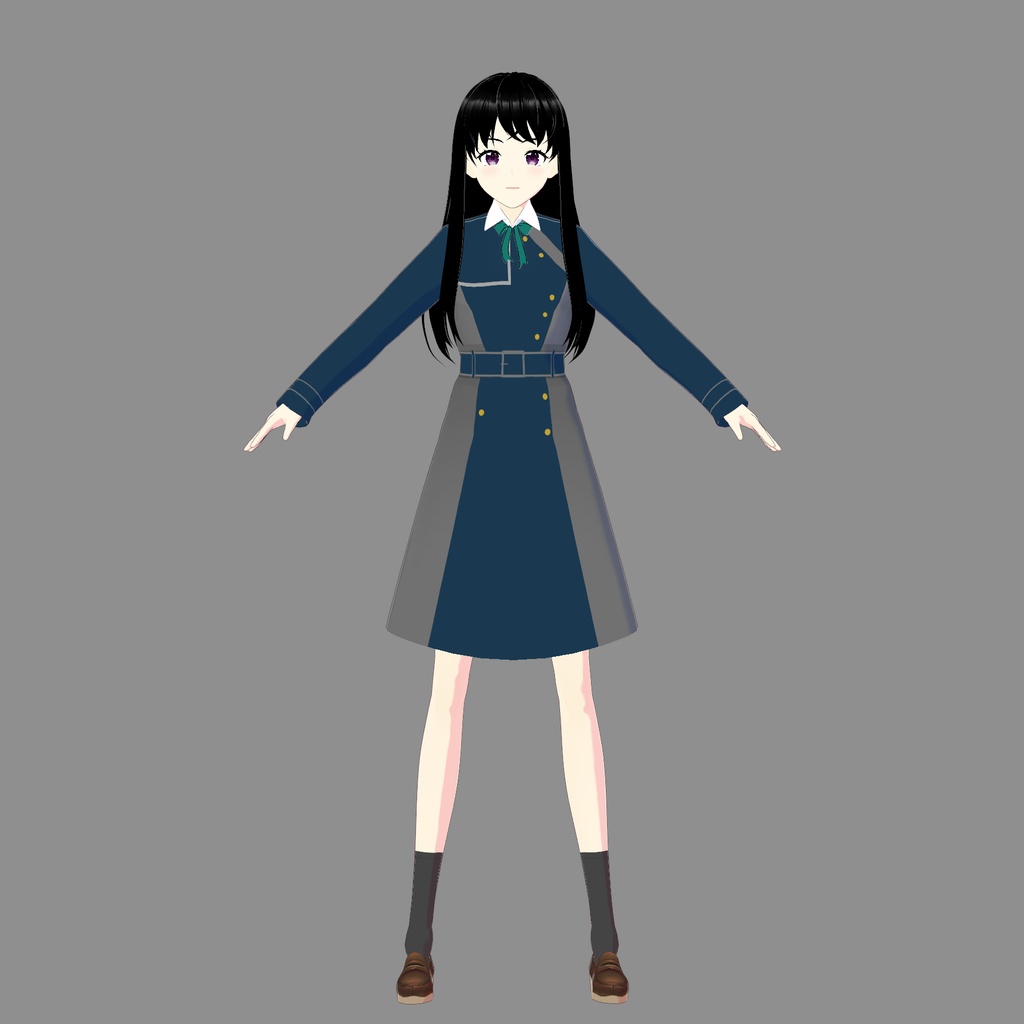 Takina Inoue (Lycoris Recoil) Vroid Model