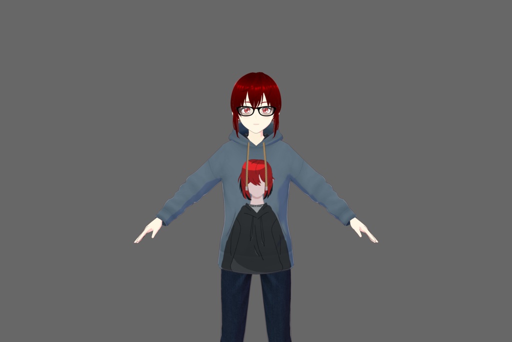 Koki Vroid Hoodie