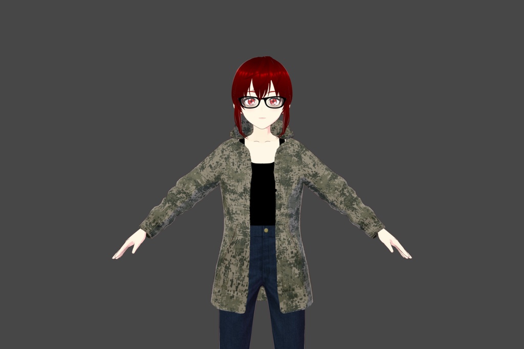 Urban Camo Vroid Parka