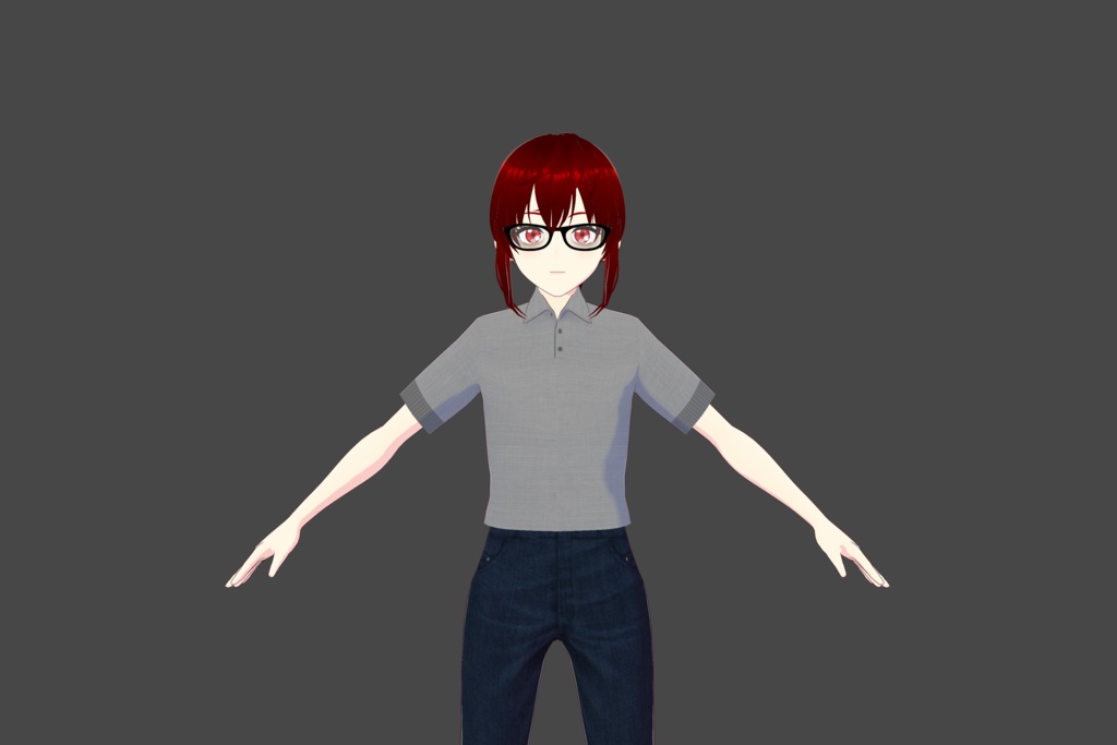 Grey Vroid Polo Shirt