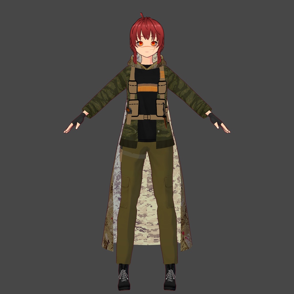 The 2nd Horseman of the Apocalypse (War) OC Character Vroid Model