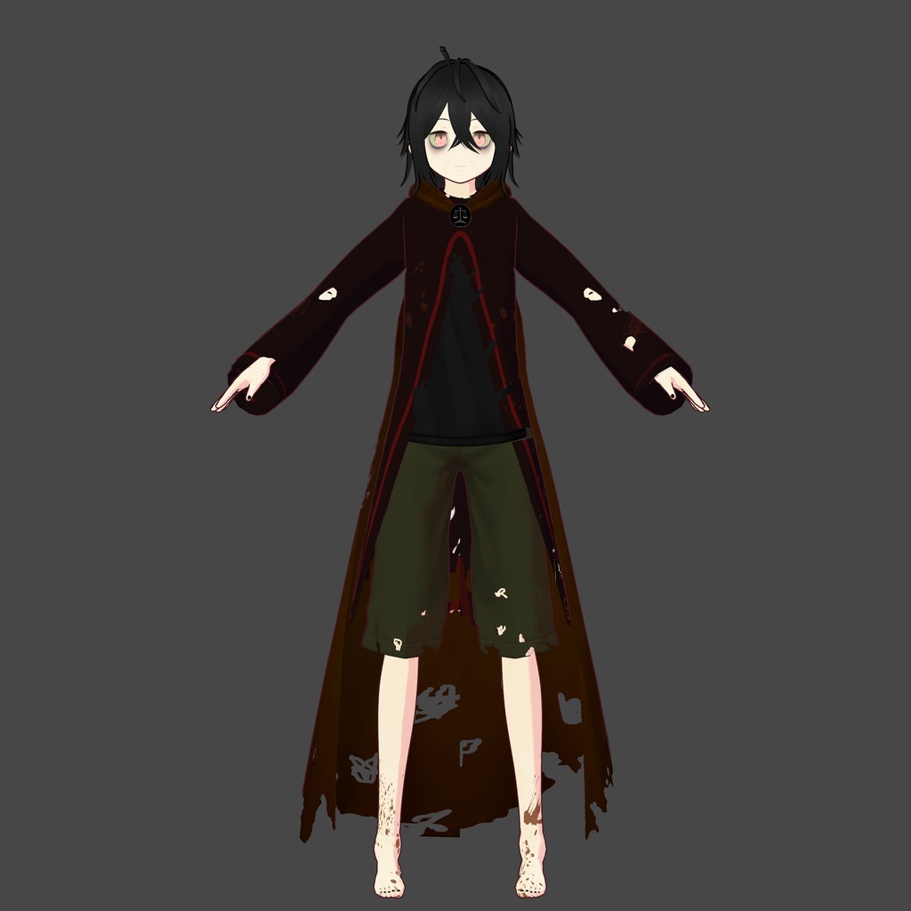 The 3rd Horseman of the Apocalypse (Famine) OC Character Vroid Model