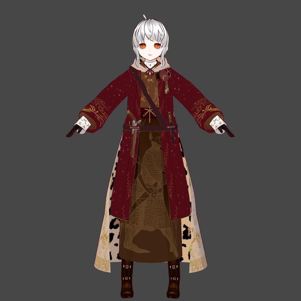 The 1st Horseman of the Apocalypse (Conquest) OC Character Vroid Model