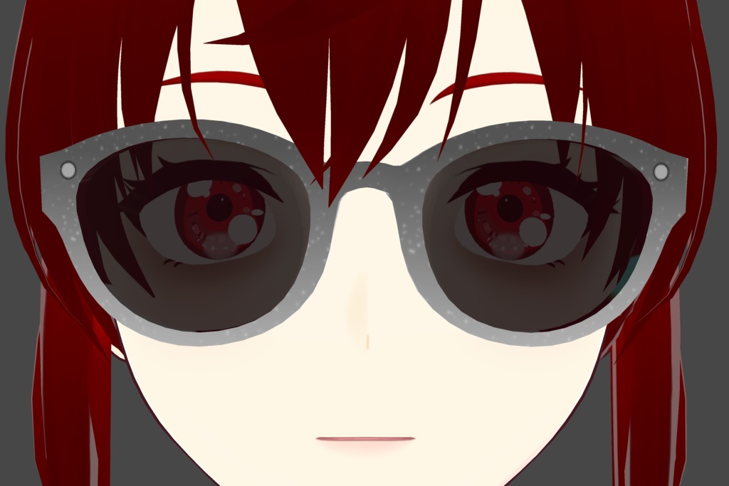 Silver Gradient Vroid Sunglasses