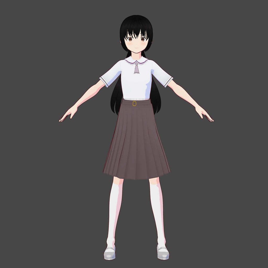 Hanako Honda ( Asobi Asobase) Summer Uniform Vroid Model