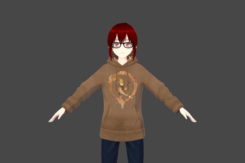Coffee Stains Vroid Hoodie