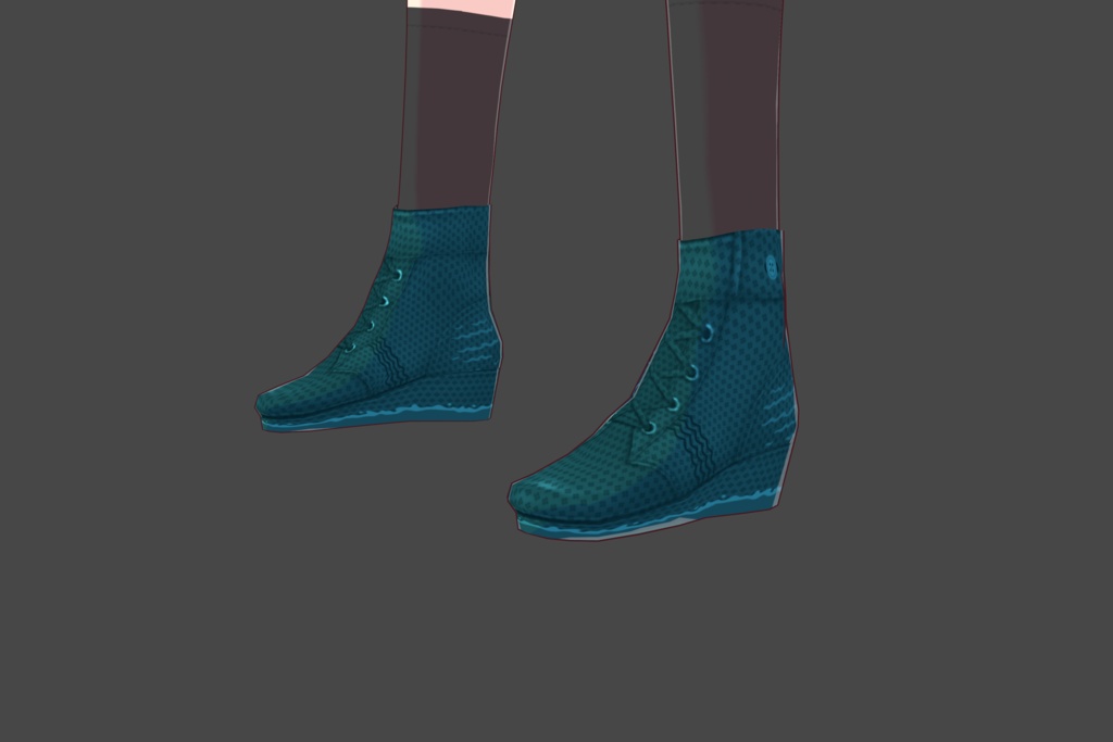 "Water" Vroid Shoes