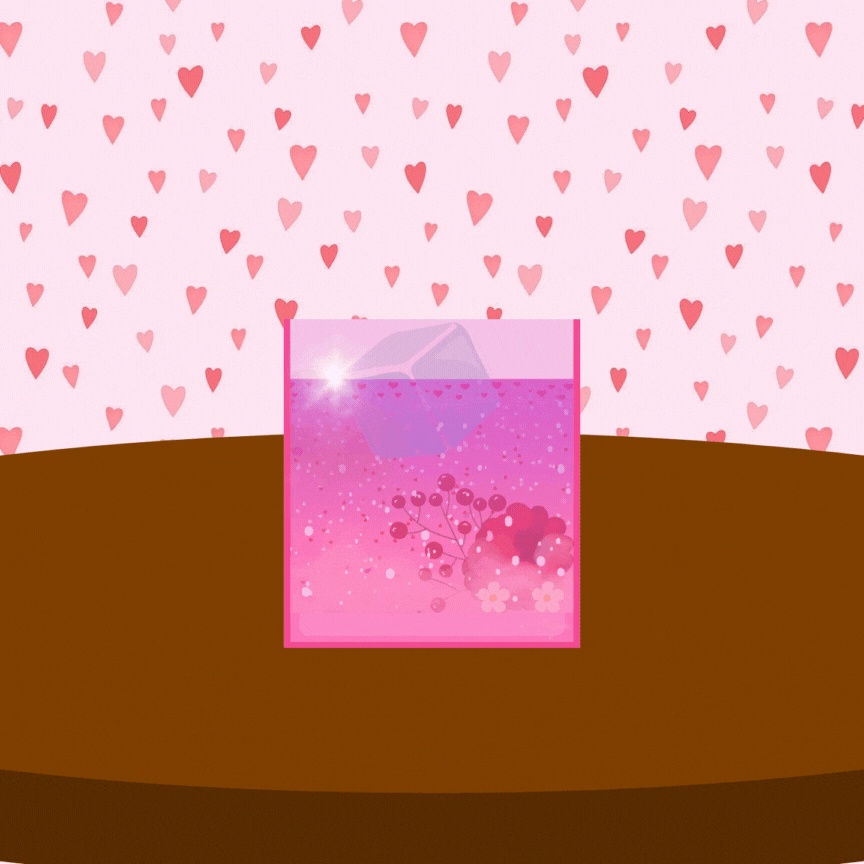 Valentine's Day Special Cocktail Streaming Asset