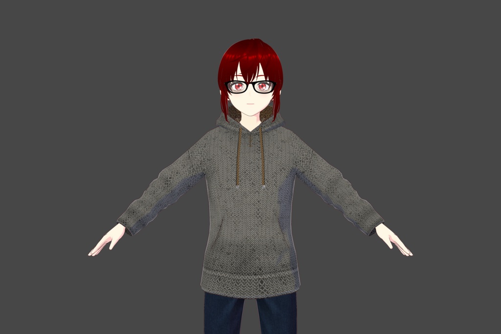 Chain-Mail Vroid Hoodie