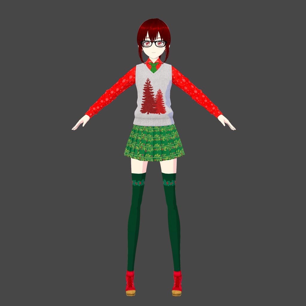 2023 Christmas Vroid Outfit
