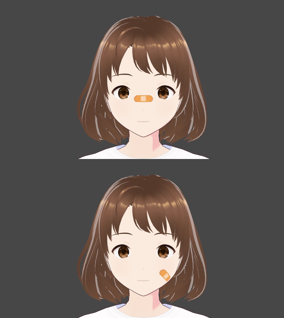 Band-Aid Vroid Face Textures