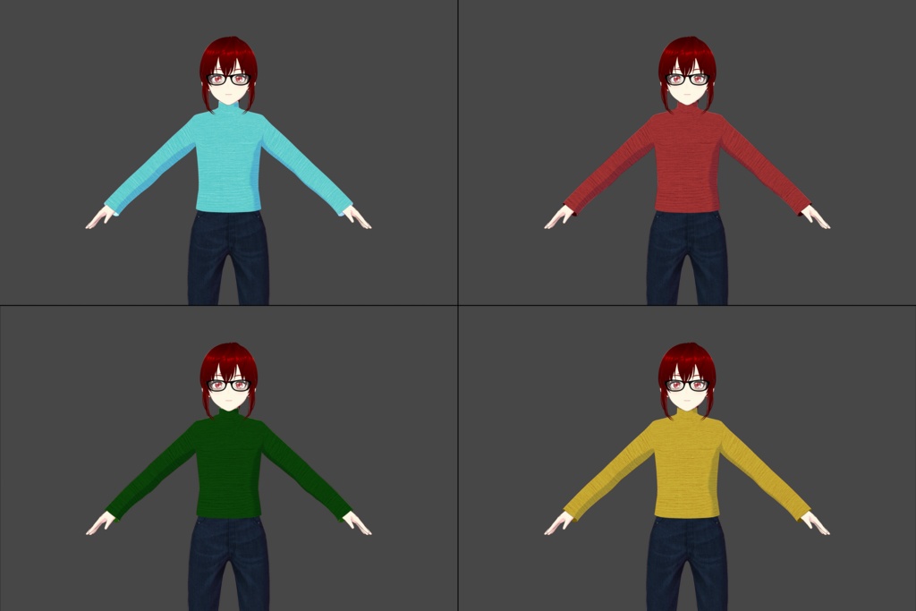 Vroid Turtlenecks (Free)