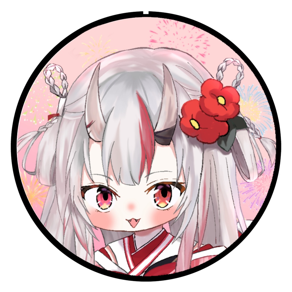ホロライブ  デカ缶バッジ  百鬼あやめ