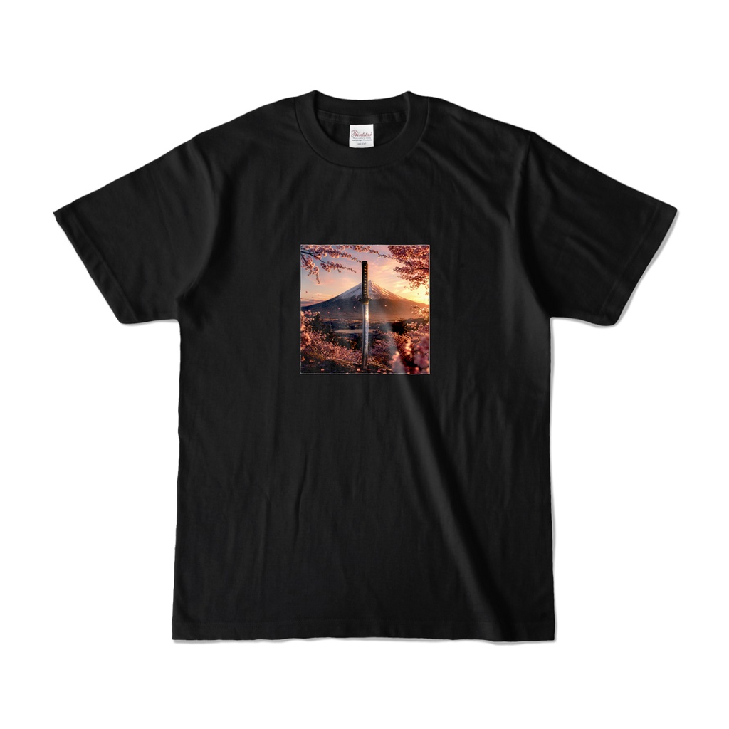 Tシャツ富士山刀