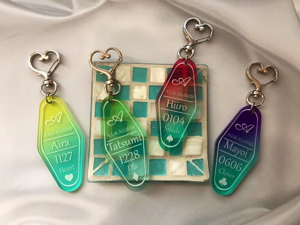 ALKALOID＆Crazy:Bモーテル風アクキー