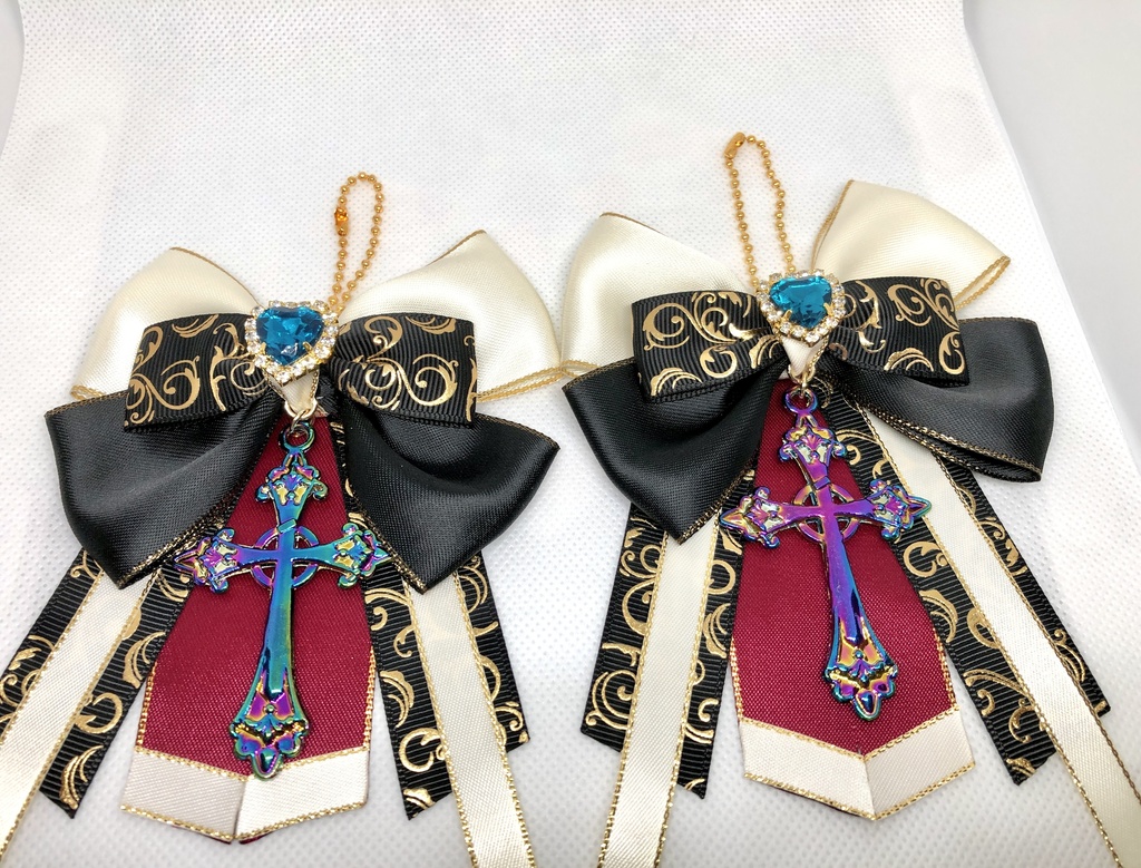 【4/16きらかれ用】キンブレリボン・バッグチャーム