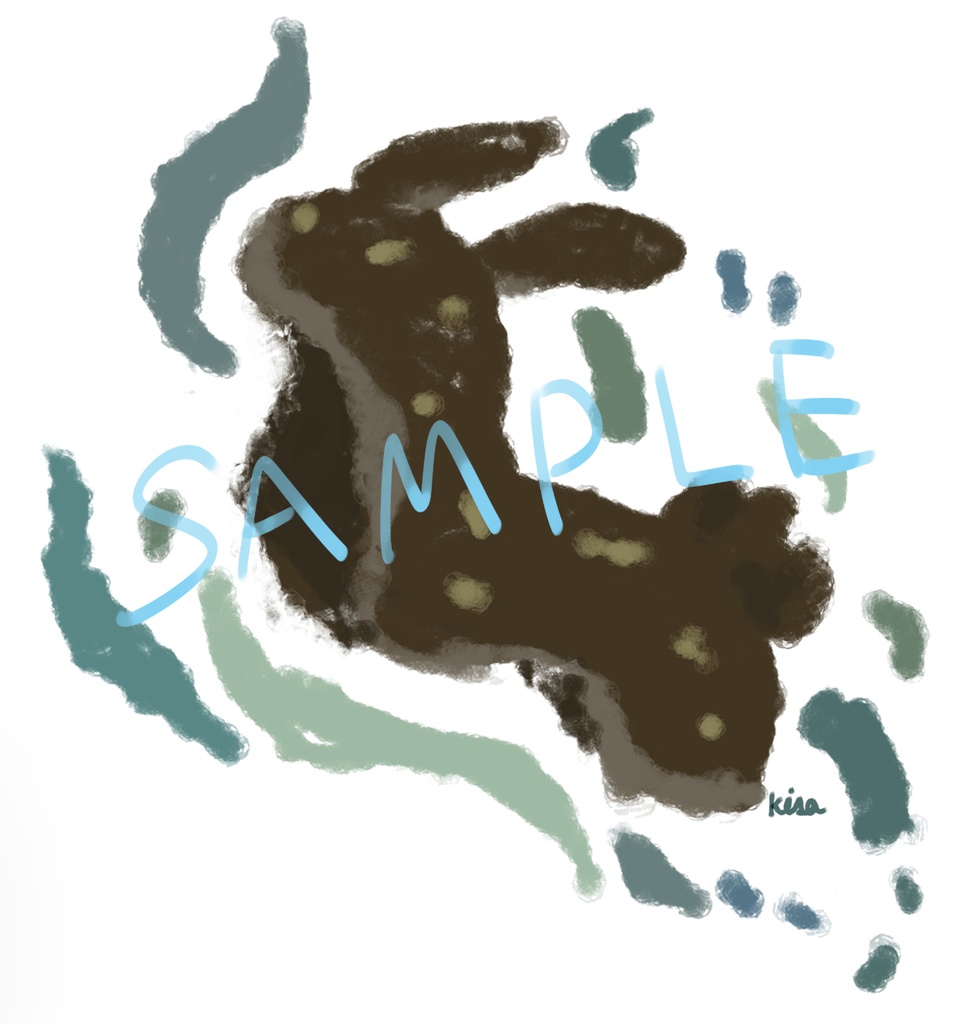 ヤブチキヌハダウミウシTシャツ-デニムカラーTver