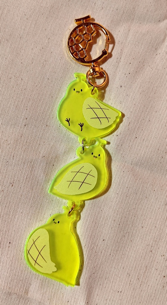 ピロョン連結アクリルキーホルダー