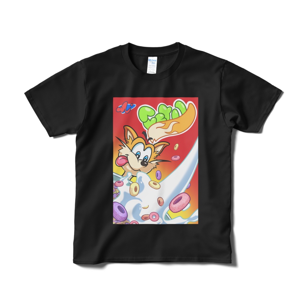 Cereal package style T-shirt