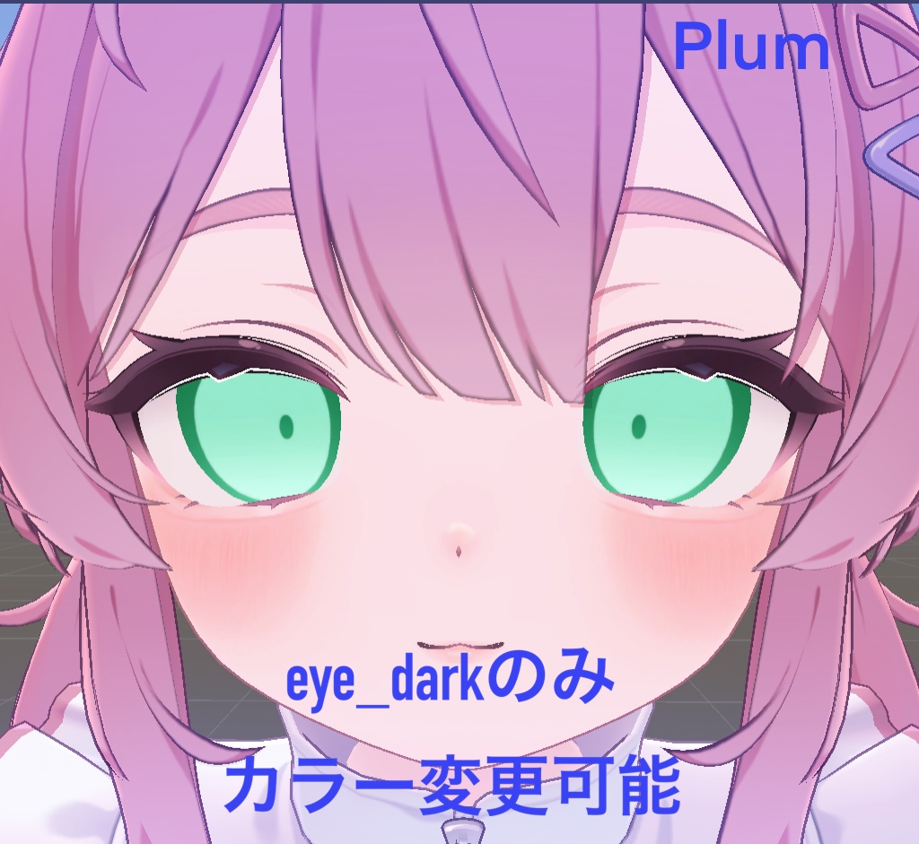 【プラム】【シフォン】まんまるおめめ&メイクアップ