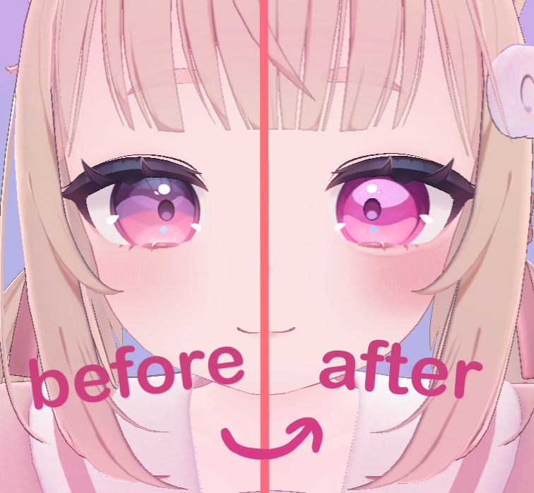 【プラム】【シフォン】まんまるおめめ&メイクアップ