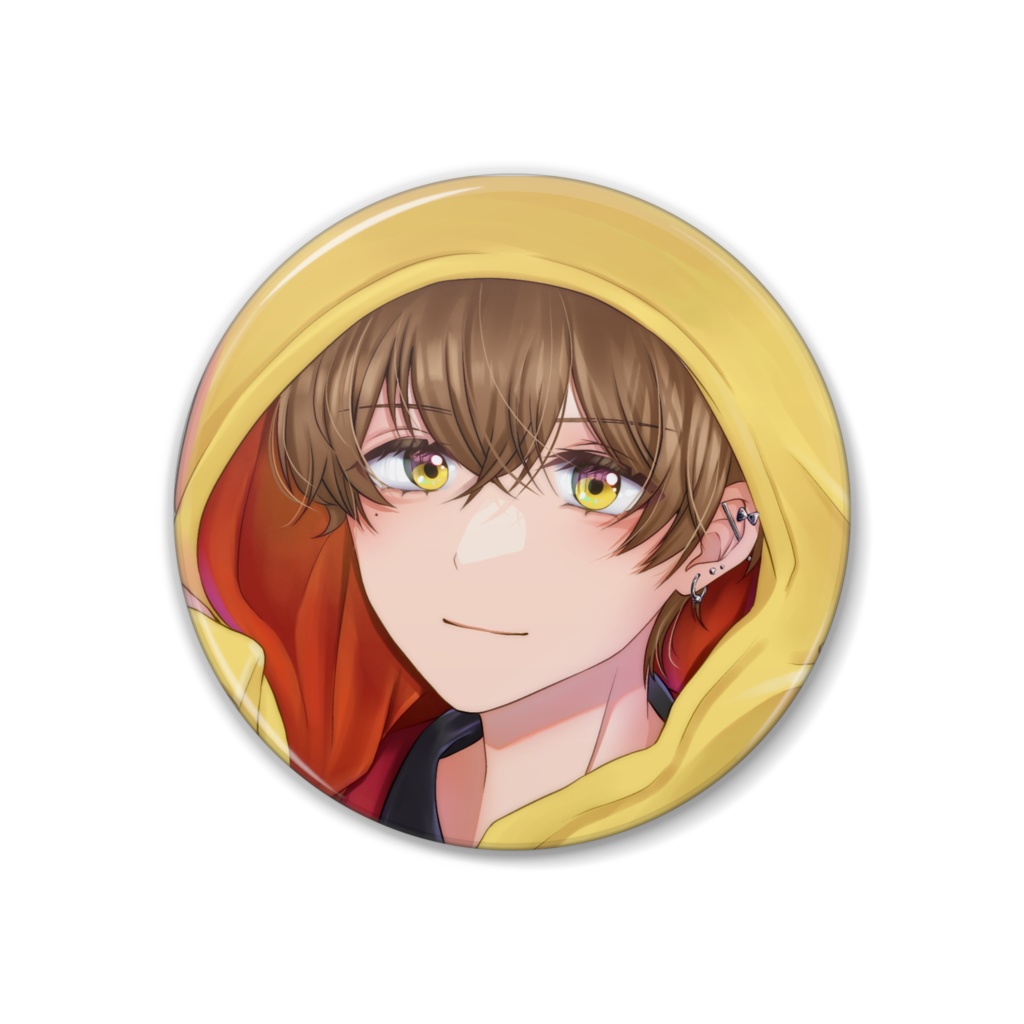 初イラスト缶バッチ