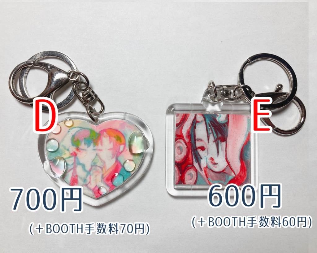 原画アクリルキーホルダー