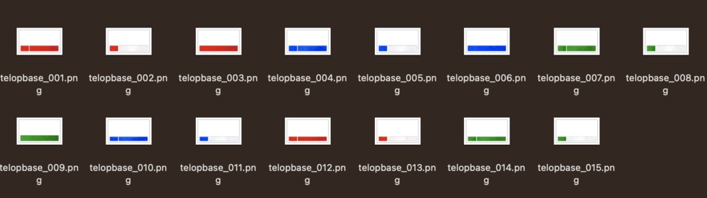 テレビ番組風のランキングが作れるテンプレート