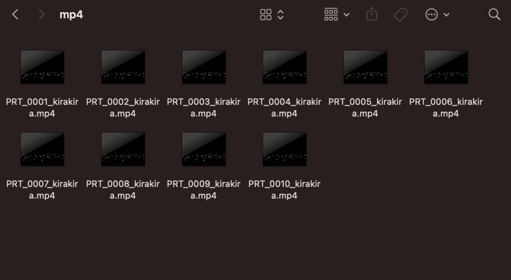 キラキラテロップ専用パーティクル素材10点セット