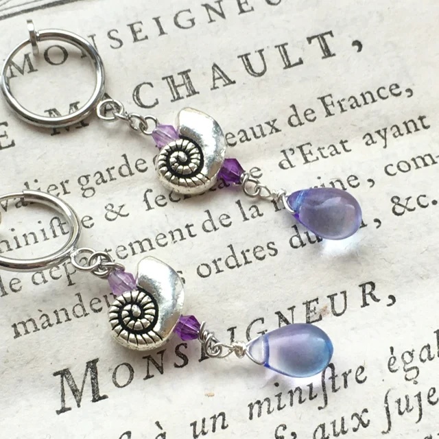 ツイステ オクタヴィネル 巻貝 海のしずく ピアス イヤリング