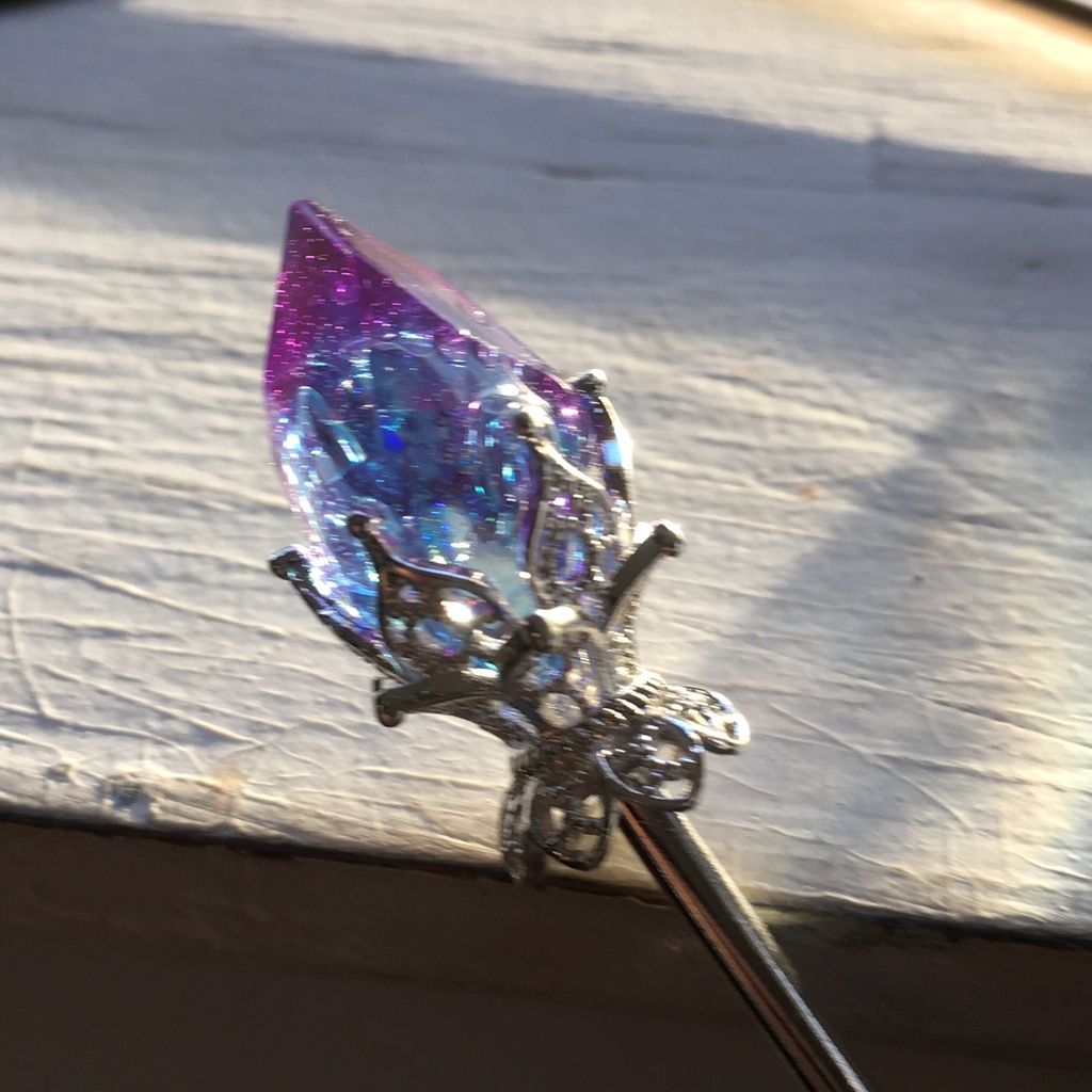 夜の魔術部 炎属性の鉱石 簪