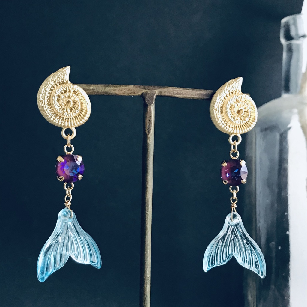 【ツイステ】アズール ピアス 指輪【おまけ付き】 アズール・アーシェングロット ディズニー ツイステ｜ ピアス