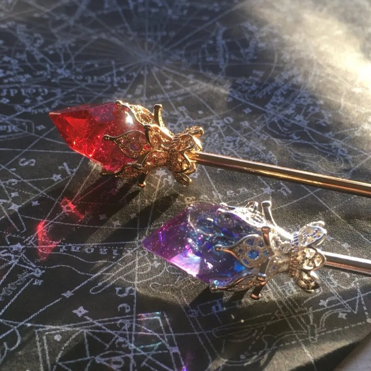 再販 夜の魔術部 冷気属性の鉱石 簪 しずくは選択