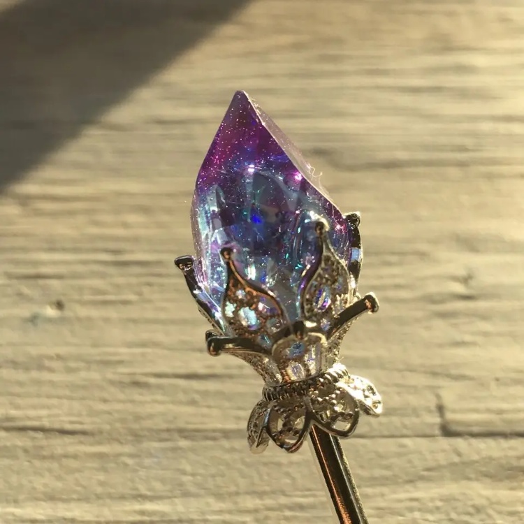 再販 夜の魔術部 冷気属性の鉱石 簪 しずくは選択