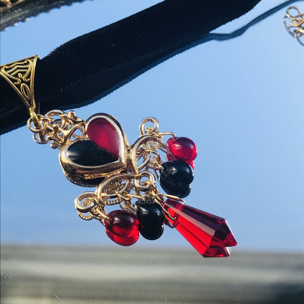 ツイステ ハーツラビュル 再販 チョーカー ハート トランプ