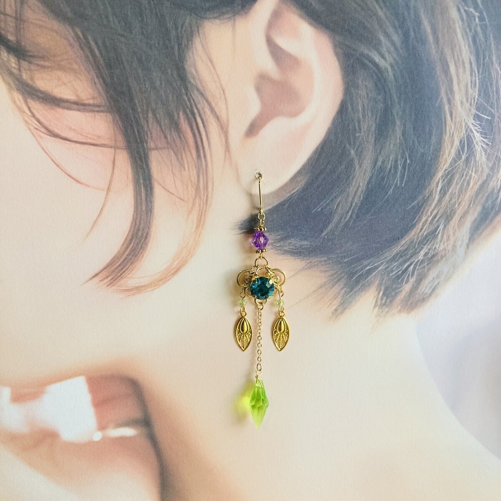 再販 原神 魈 ショウ イメージ ピアス イヤリング