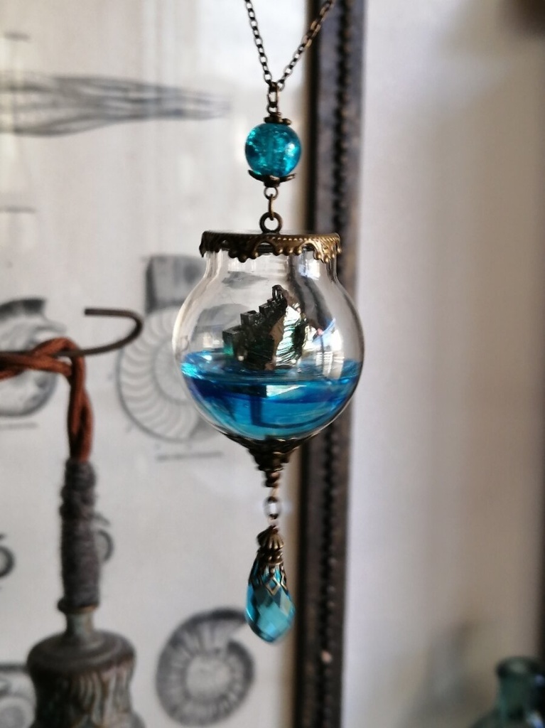 夜の魔術部 沈みゆく遺跡 ビスマス鉱石 ネックレス