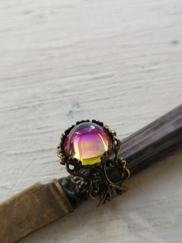 再販 再販 夜の魔術部 マジェスティックカラー 虹を閉じ込めたリング 指輪